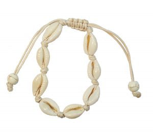 Bracelet Cowrie Shell Cream Colour