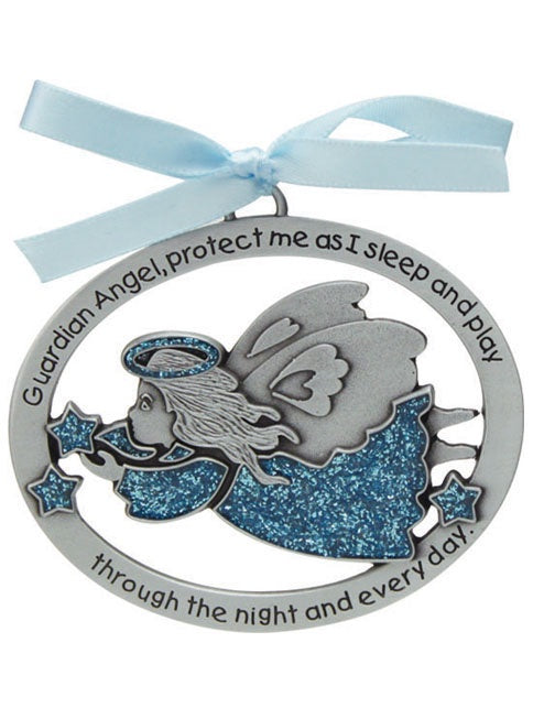 Crib Medal Angel Blue