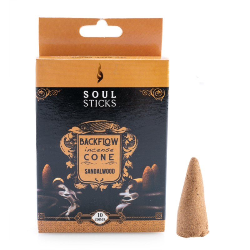 Soul Sticks Backflow Cone Sandalwood | Carpe Diem With Remi