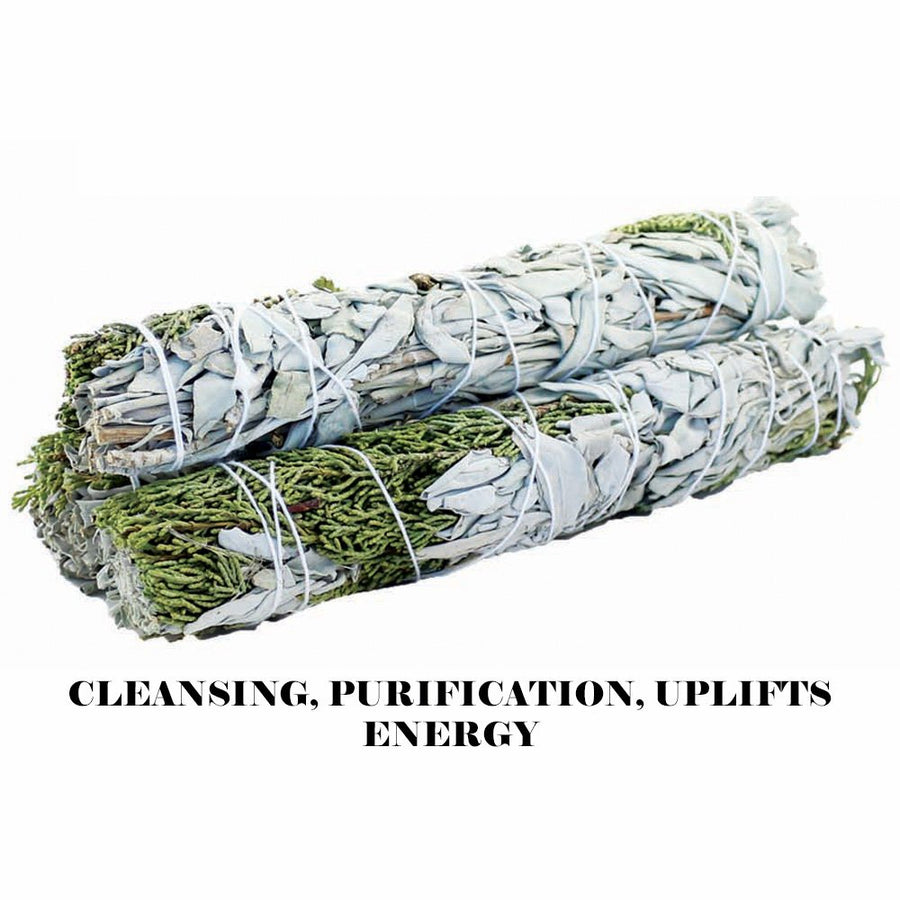 Smudge Stick White Sage and Juniper 22 cm | Carpe Diem With Remi