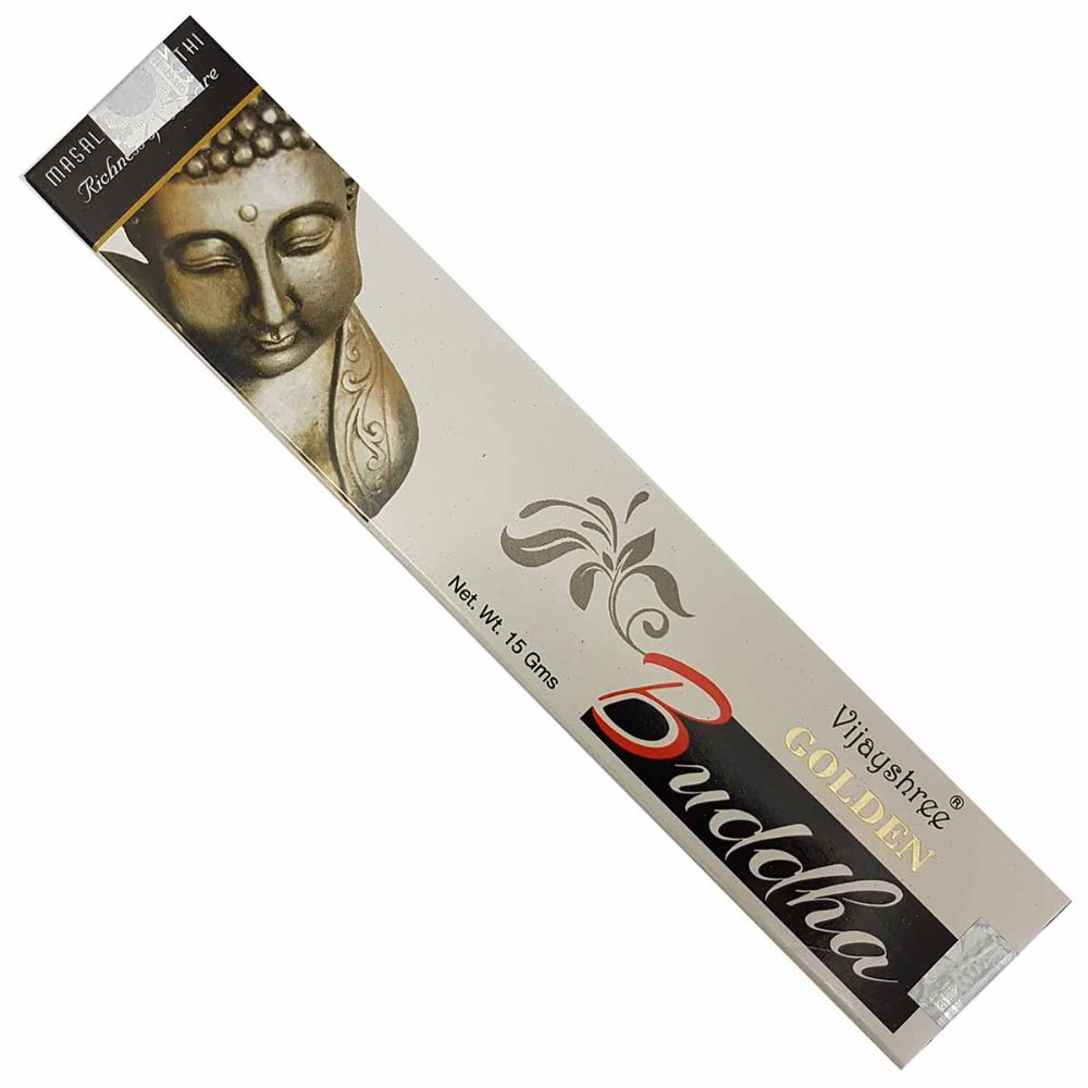 Golden Nag Champa Incense Sticks Golden Buddha | Carpe Diem With Remi