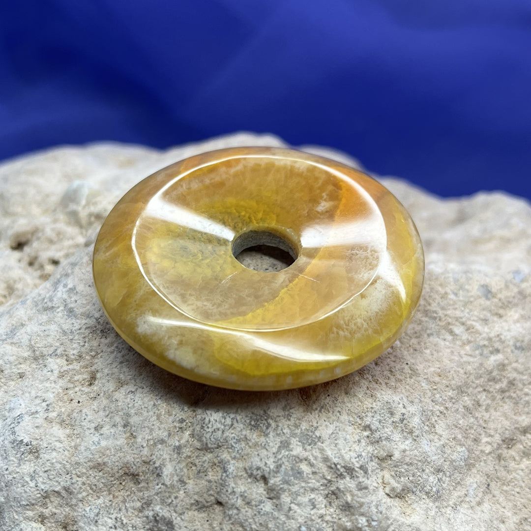 Donut Bumblebee Jasper 4 cm | Carpe Diem With Remi