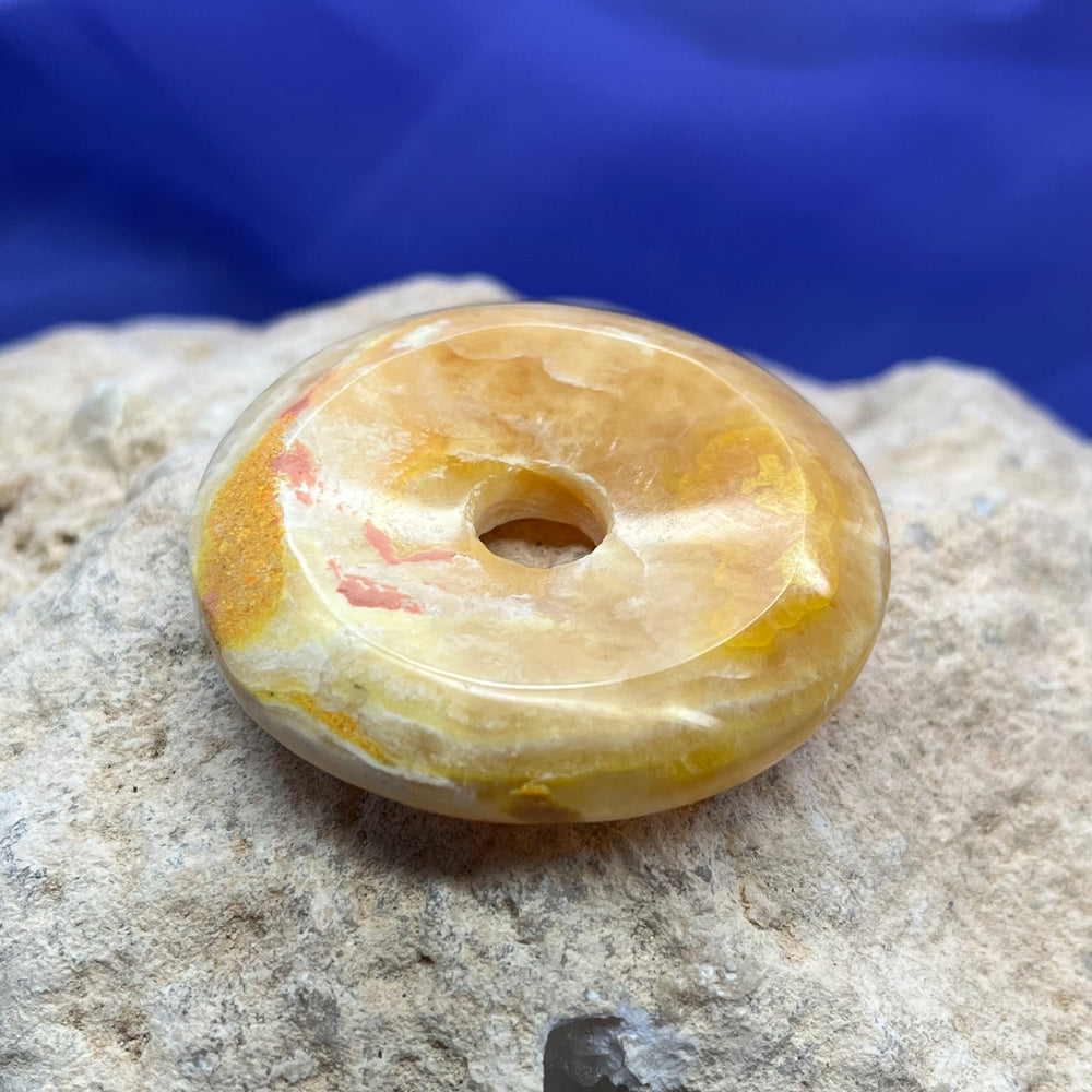 Donut Bumblebee Jasper 4 cm | Carpe Diem With Remi