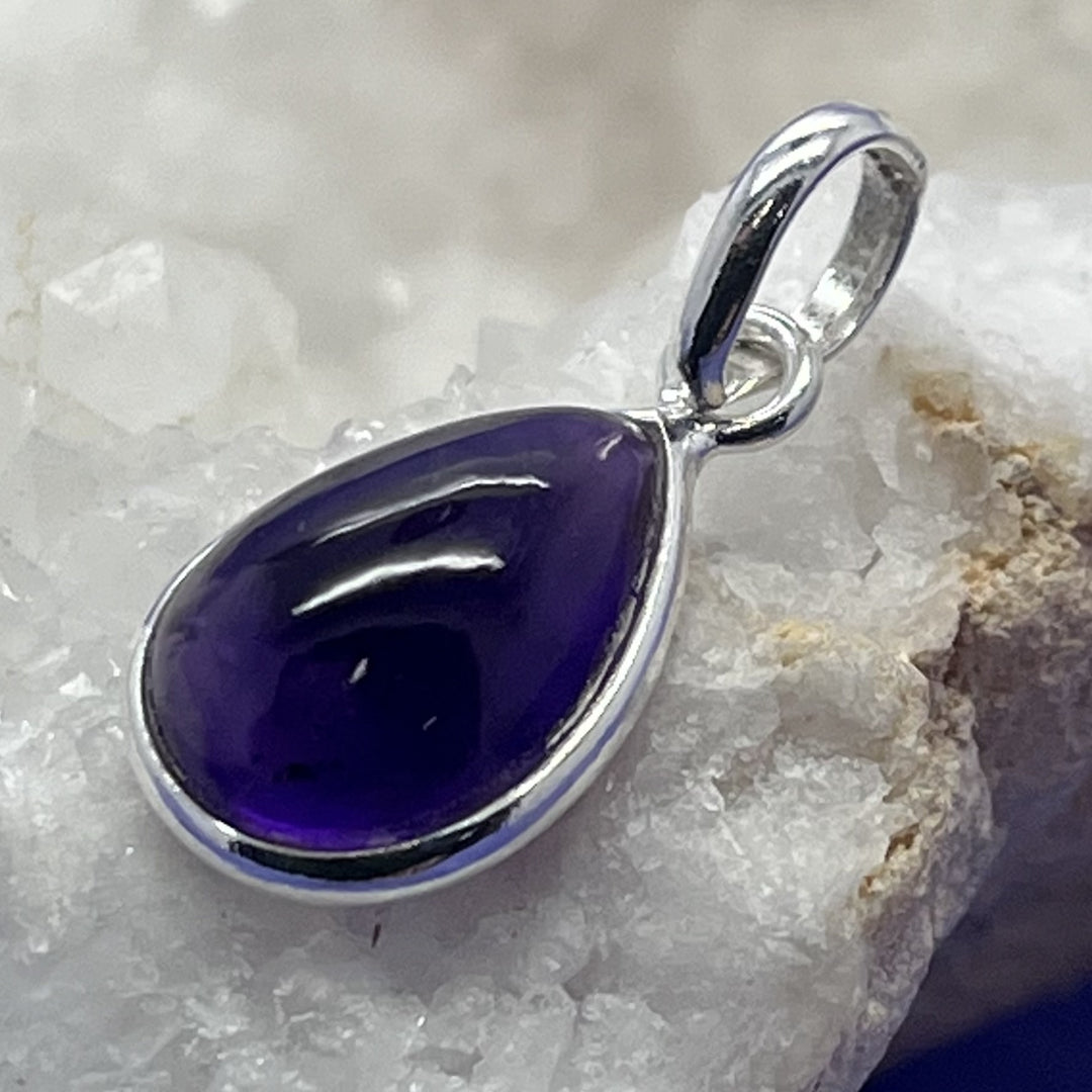 Pendant Amethyst Teardrop Mini 2.30 cm