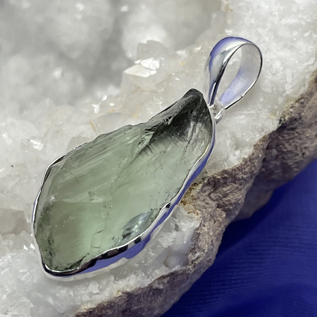 Pendant Green Amethyst Raw 4.7 cm