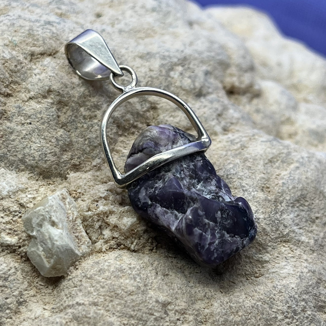 Pendant Sugilite Natural 3.5 cm | Carpe Diem With Remi