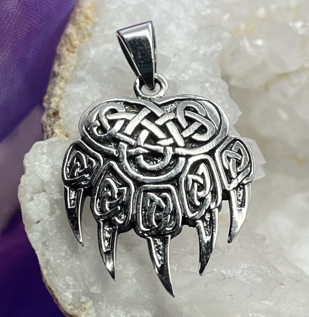 Pendant Celtic Bear Claw 3.4 cm