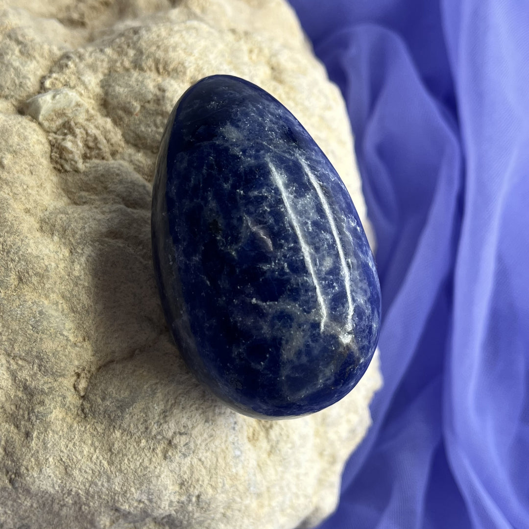 Sodalite Egg 6.1 x 3.6 cm | Carpe Diem With Remi