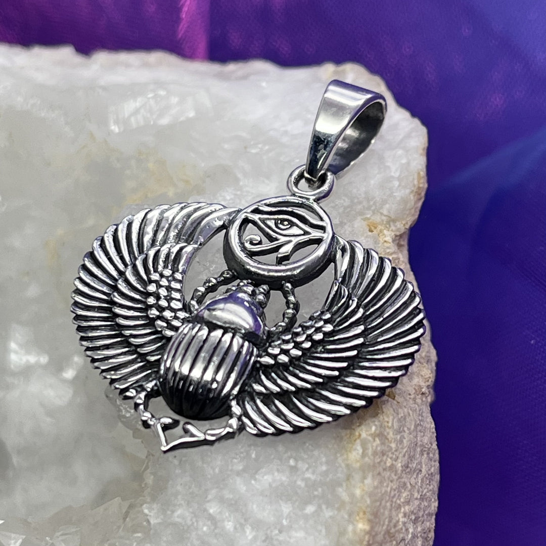 Pendant Winged Scarab 3.5 cm