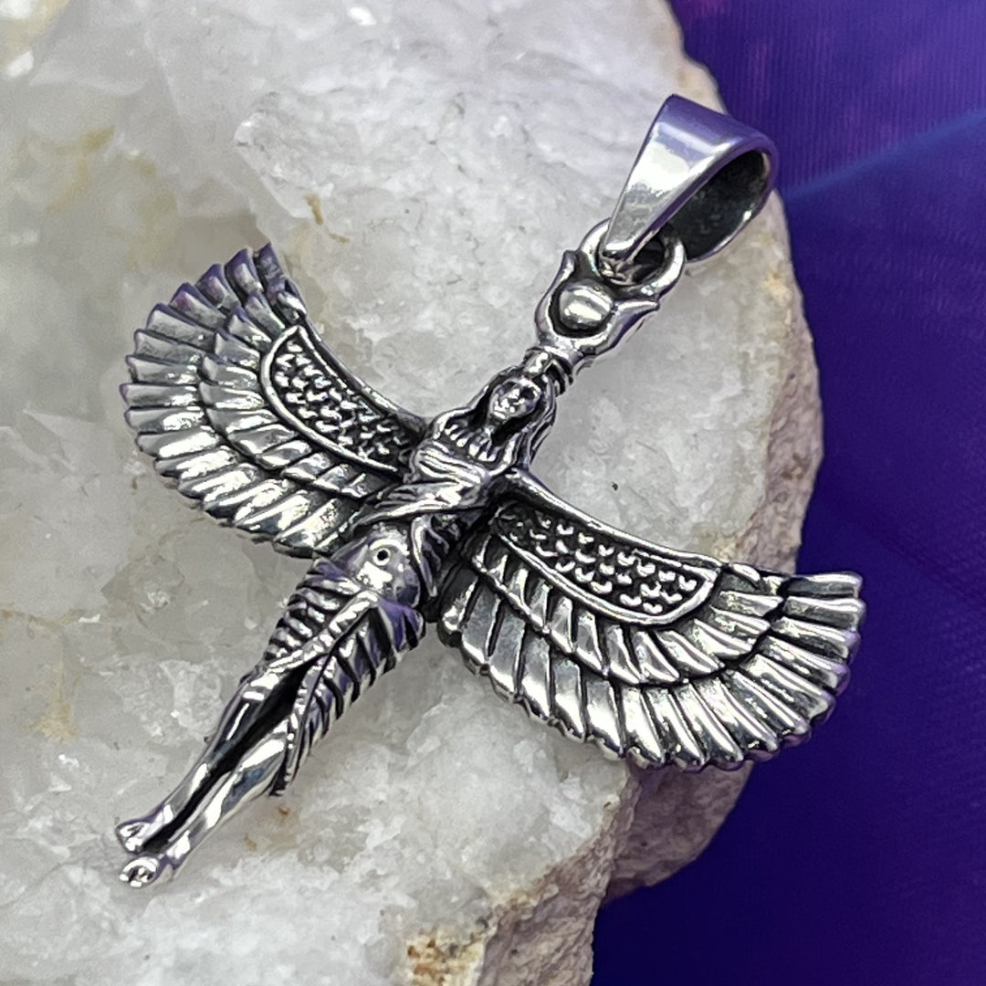 Pendant ISIS Winged 3.9 cm