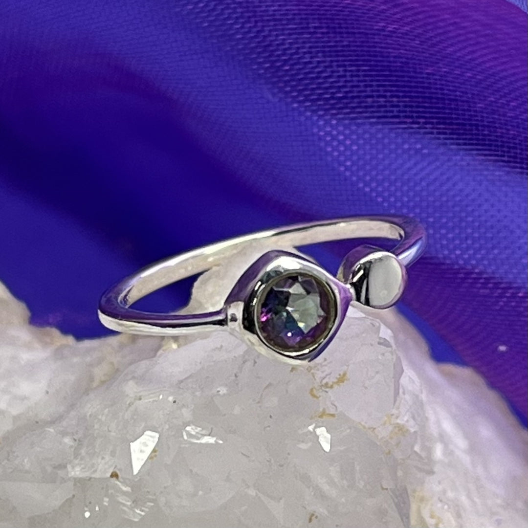 Ring Mystic Topaz Round 0.3 cm