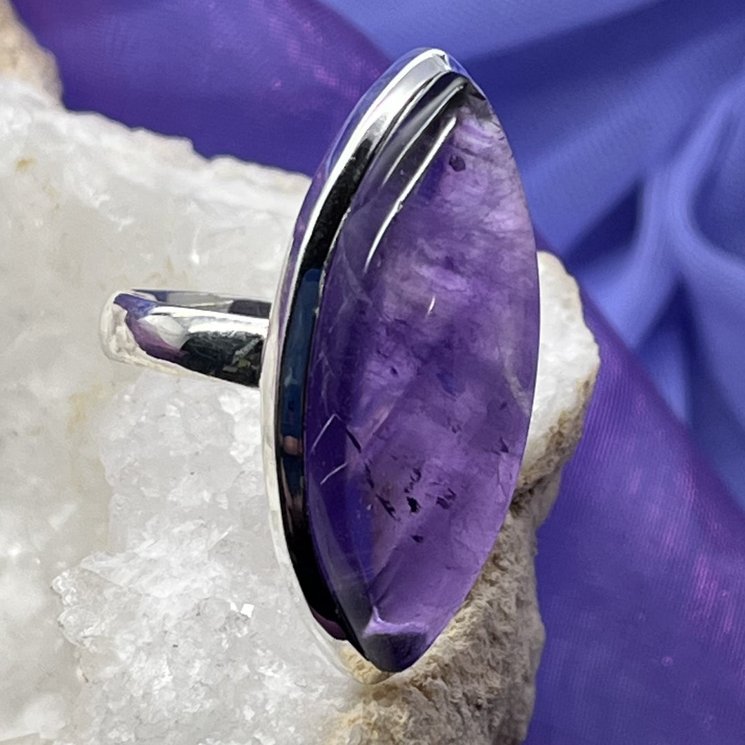 Ring Amethyst Eye 3.1 cm