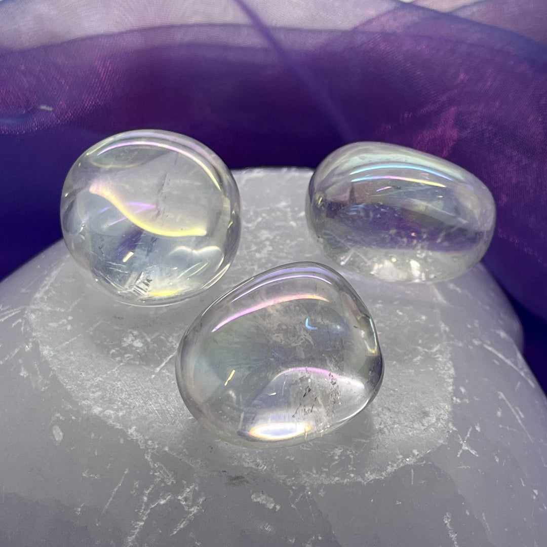 Quartz Opal Aura Tumble