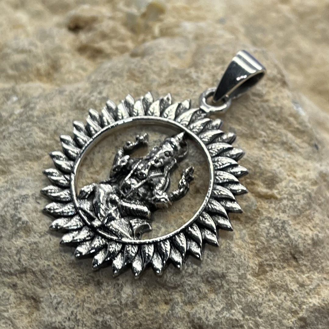 Pendant Ganesh in Sunflower 3.6 cm