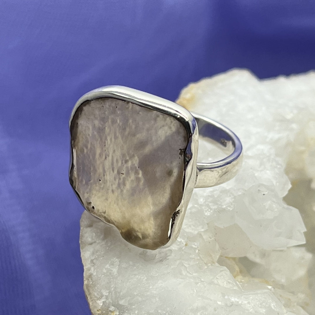 Ring Libyan Glass Freeform Size 8