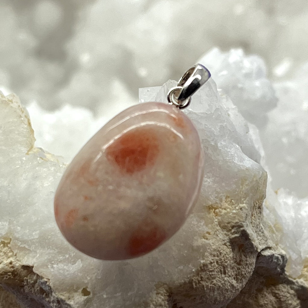 Pendant Sunstone Tumble 2.8 cm