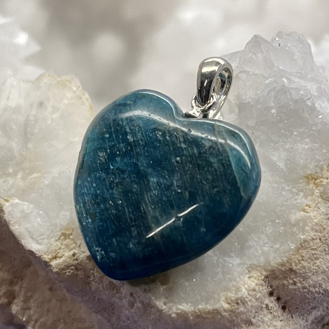 Heart Pendant Apatite 2.6 cm