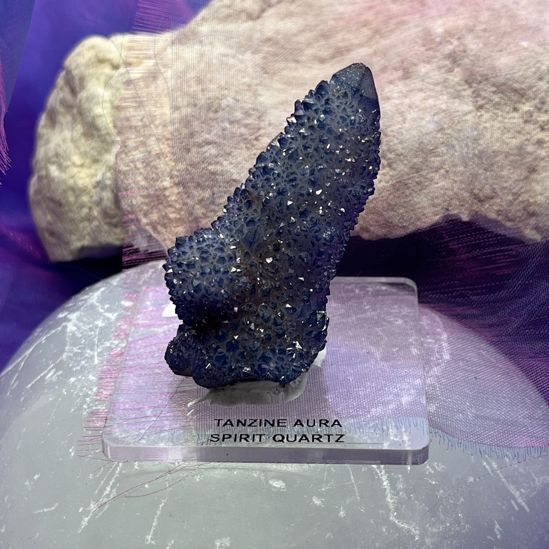 Tanzanite Aura Spirit Quartz 5.1 cm