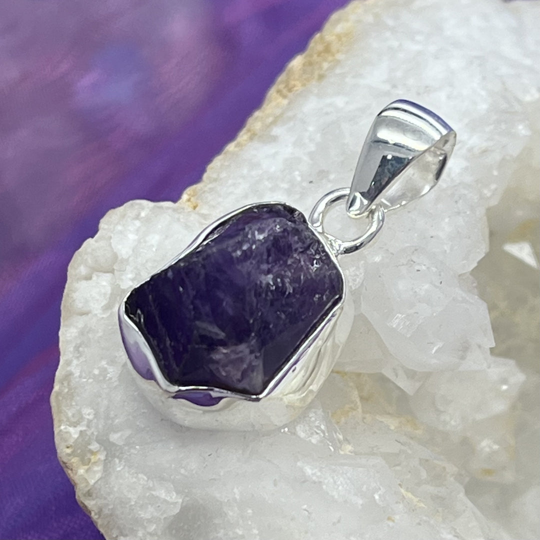 Pendant Amethyst Raw 2.8 cm