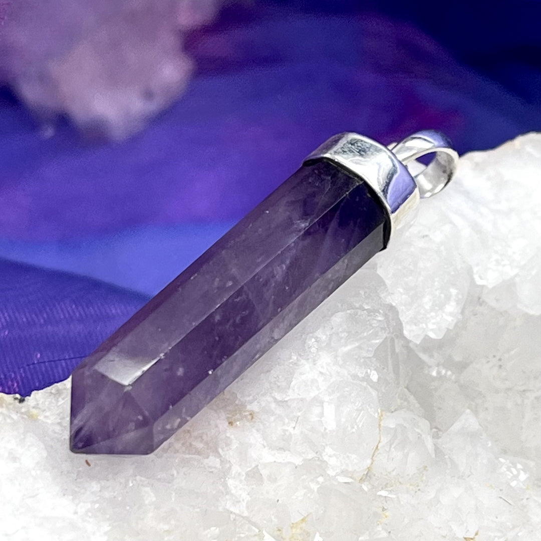 Amethyst Point Pendant 4.3 cm