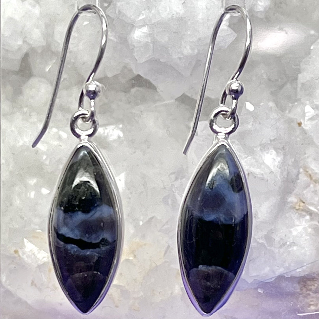 Earrings Merlinite Drop 3.6 cm