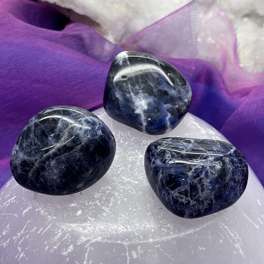 Sodalite Tumble Stone - Calming