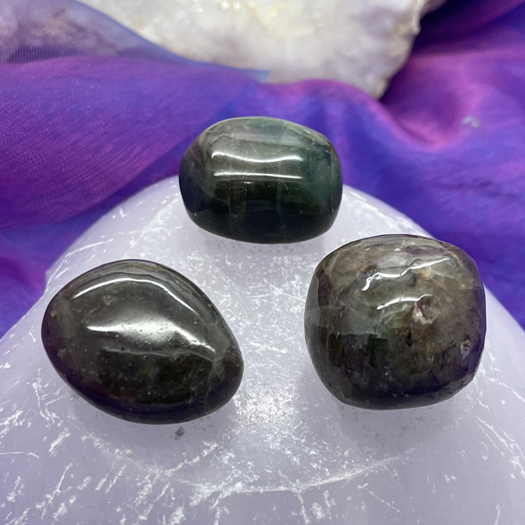 Diopside Green Tumbled Stone