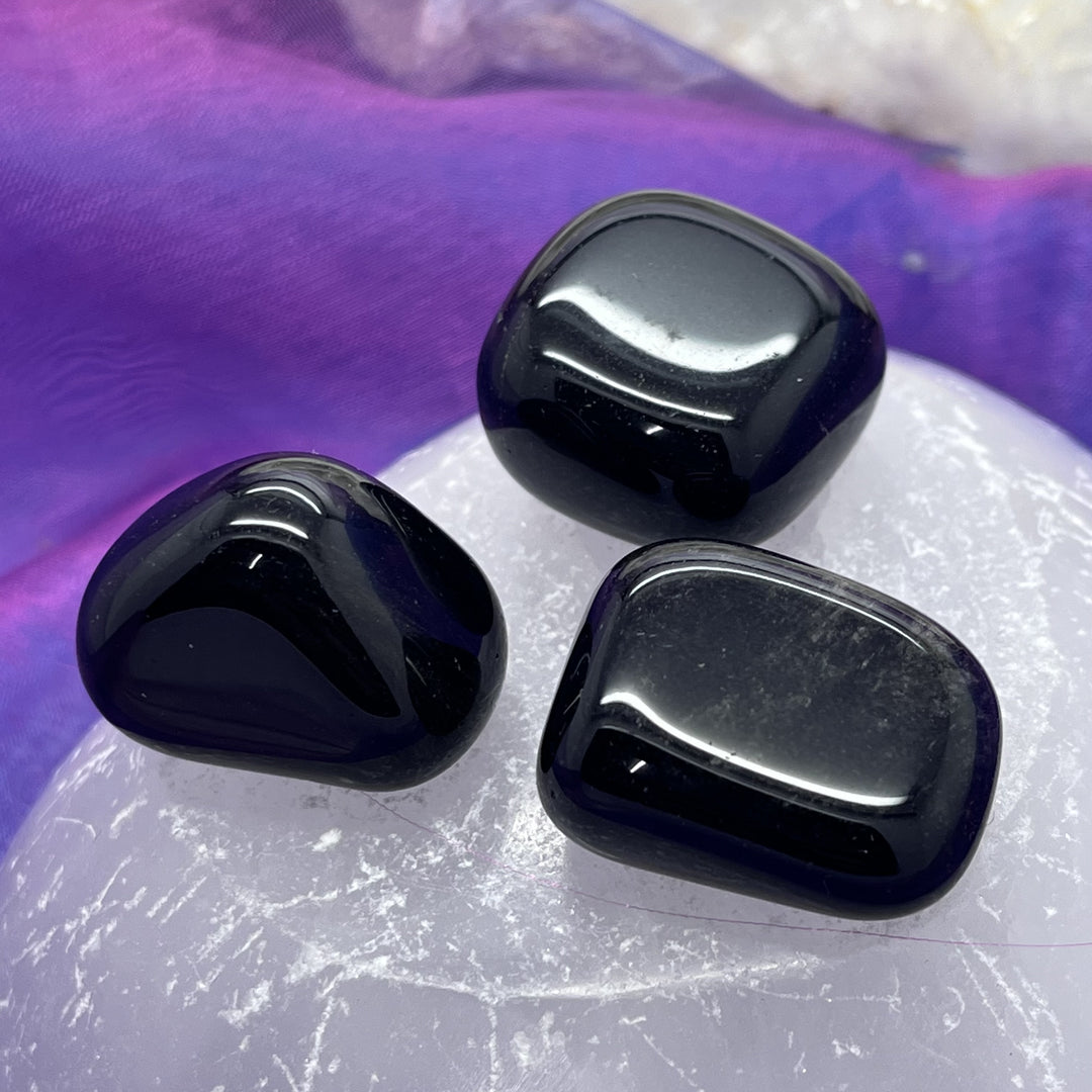 Obsidian Gold Sheen Tumble Stone - Emotional Trauma