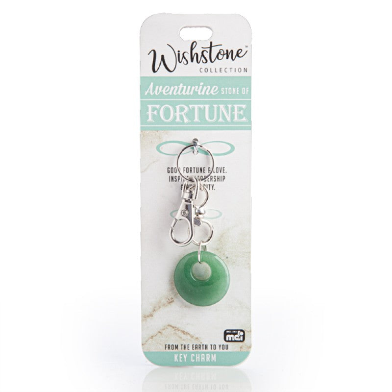 Keyring Healing Crystals Aventurine - Fortune | Carpe Diem With Remi