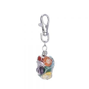 Keyring Chakra Wire Wrapped