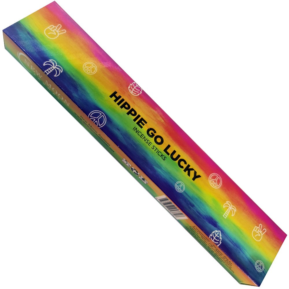 Hippie Go Lucky Incense Sticks New Moon 15g | Carpe Diem With Remi