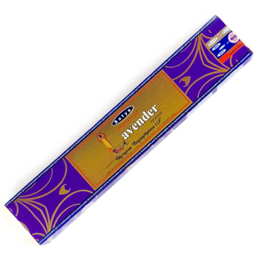 Natural Lavender Satya Incense Sticks 15g | Carpe Diem With Remi