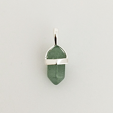 Pendant Green Aventurine Point Double Terminated | Carpe Diem With Remi