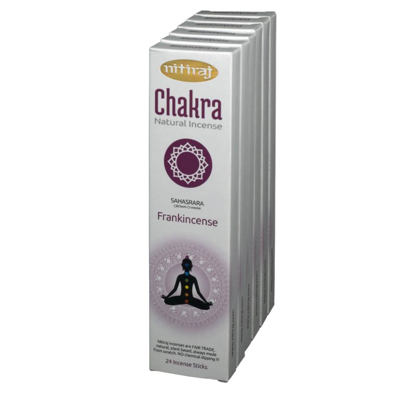 Nitiraj Crown Chakra Frankincense Incense 25g