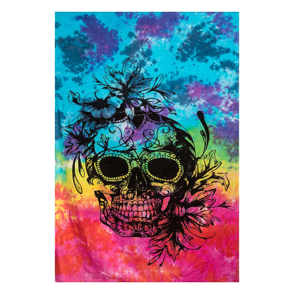 Tapestry Skull Tie Dye