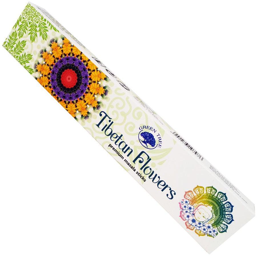 Green Tree Incense Sticks 15g Tibetan Flowers | Carpe Diem With Remi