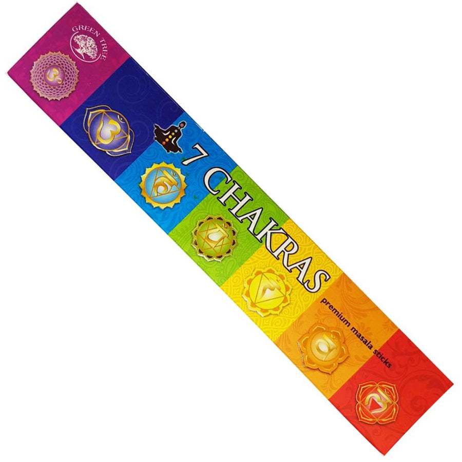 Green Tree Incense Sticks 15g Seven Chakras | Carpe Diem With Remi