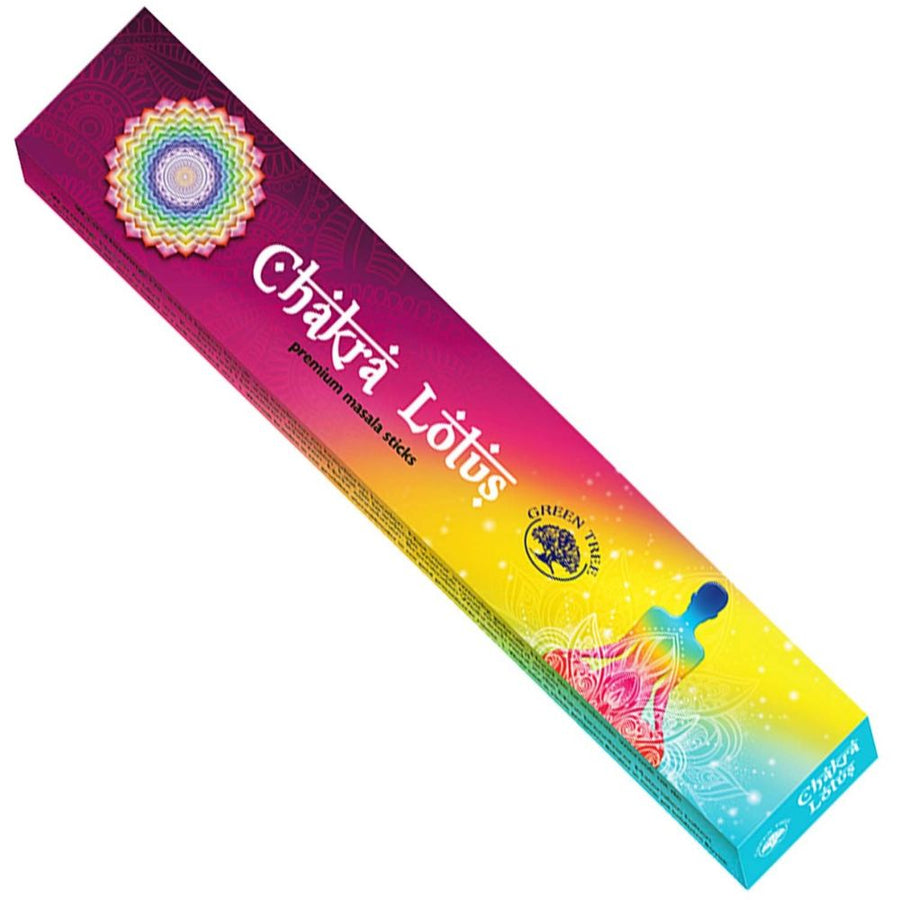 Green Tree Incense Sticks 15g Chakra Lotus | Carpe Diem With Remi