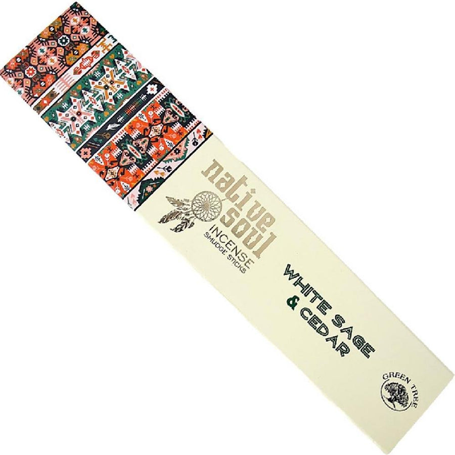 Native Soul Incense Sticks 15g White Sage and Cedar | Carpe Diem With Remi