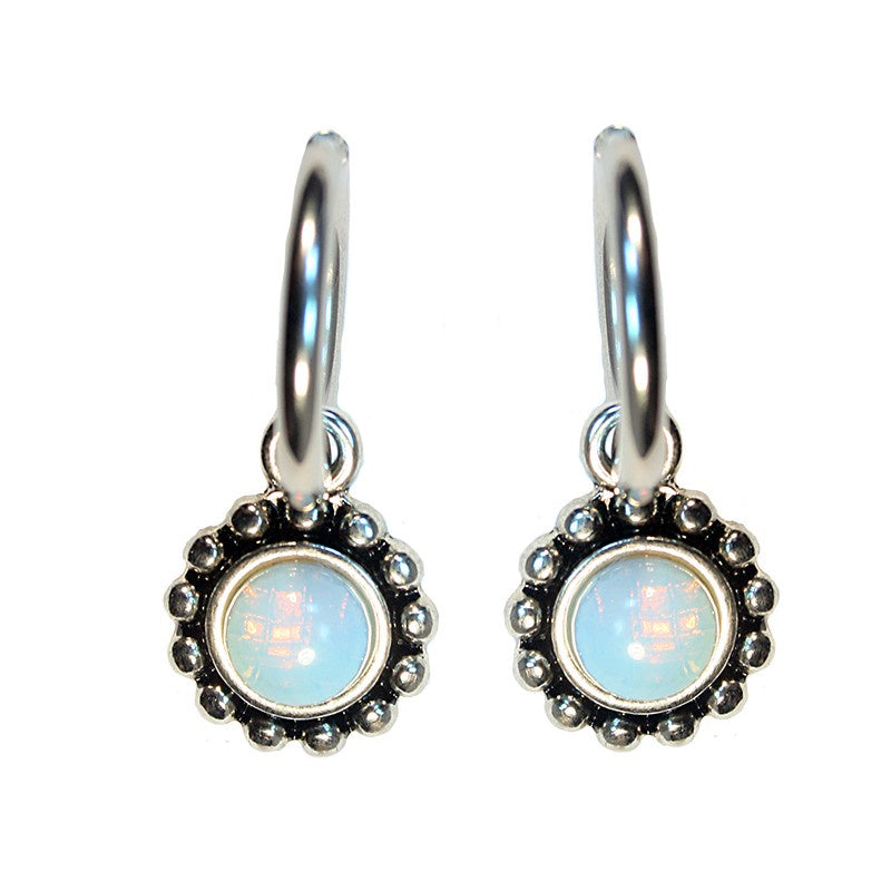 Earrings Hooped Opalite | Carpe Diem With Remi