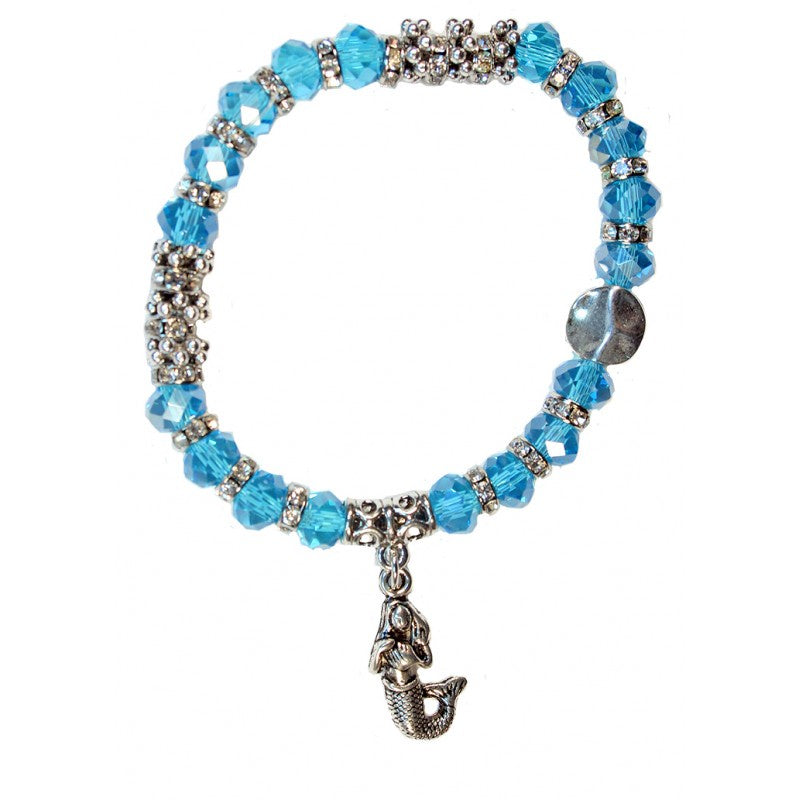 Bracelet Blue with Mermaid | Carpe Diem With Remi